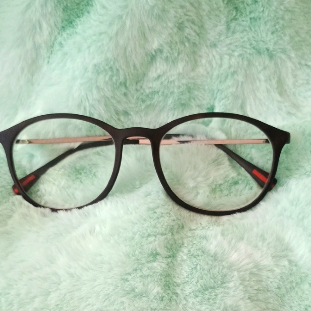 Prada Black Round Glasses
